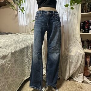 Silver Jeans Women's Straight Leg Blue Jeans